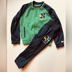 Nike Green and Blue Athletic Set